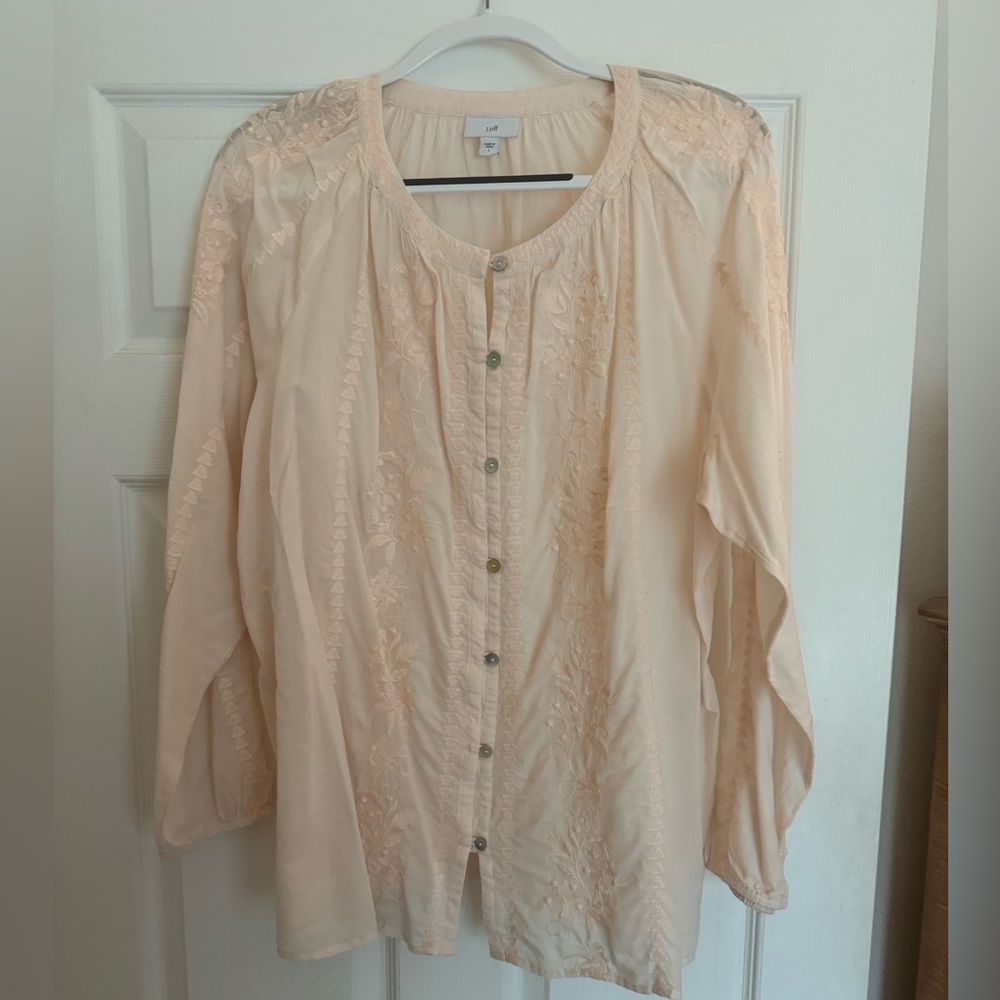 J. Jill Gauzy Blouse